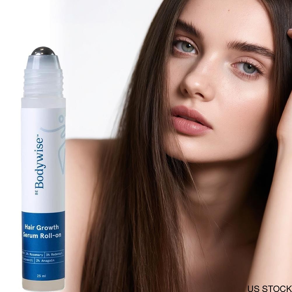 1-3 Pack Be Bodywise Rosemary Hair Growth Serum Roll On 3% Redensyl & 2% Anagain