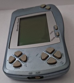 WONDERSWAN Handheld in Blue Metalic SW-001 Needs New Screen Bandai - Tested