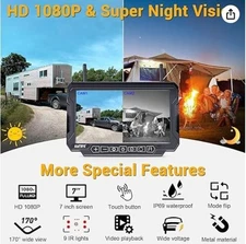 Wireless Backup Camera Kit with 7" LCD Monitor