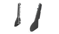Eduard Accessories 6481203 - 1:48 Fw 190D-9 Undercarriage Legs Print For Miniart
