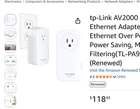 POWERLINE ADAPTER NA TP-Link AV2000 Kit