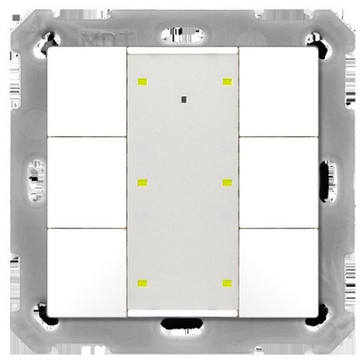 MDT technologies BE-TA55P6.G2 Taster Plus 55 6-fach Reinweiß glänzend