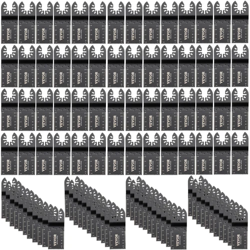 VEVOR Oscillating Multi Tool Saw Blades Multi Tool Blades 100PC for Wood Plastic - Picture 1 of 12
