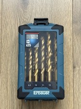 Erbauer 25 Piece Metal HSS Drill Set 1mm to 13mm with Case Boxed