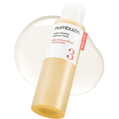 No.3 Super Glowing Essence Toner, Fermented Toner for Skin Glow & Texture, Bifid