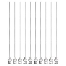 10pcs Dispensing Needle 18G 4" Stainless Steel Blunt Tip for Refilling Glue