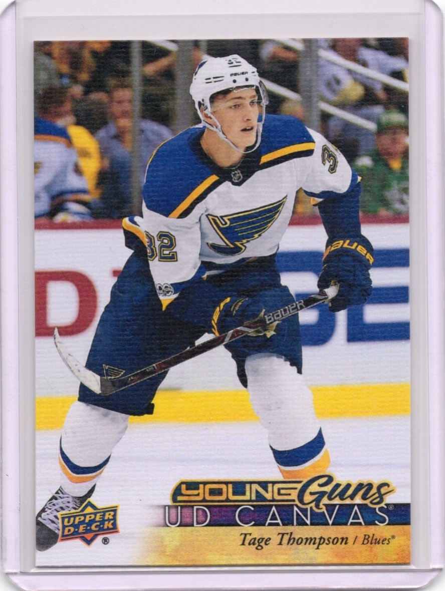 2017-18 Upper Deck UD Canvas Young Guns Tage Thompson #C100