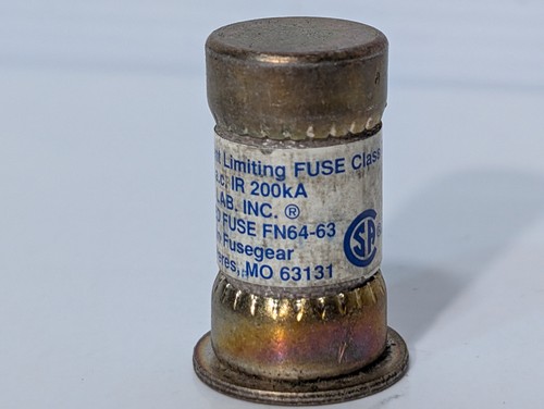 6 Stück: Edison Fusegear TJS60 Sicherungen, 600V, 60A, Klasse T, FN64-63, Made in USA - Bild 3 von 8