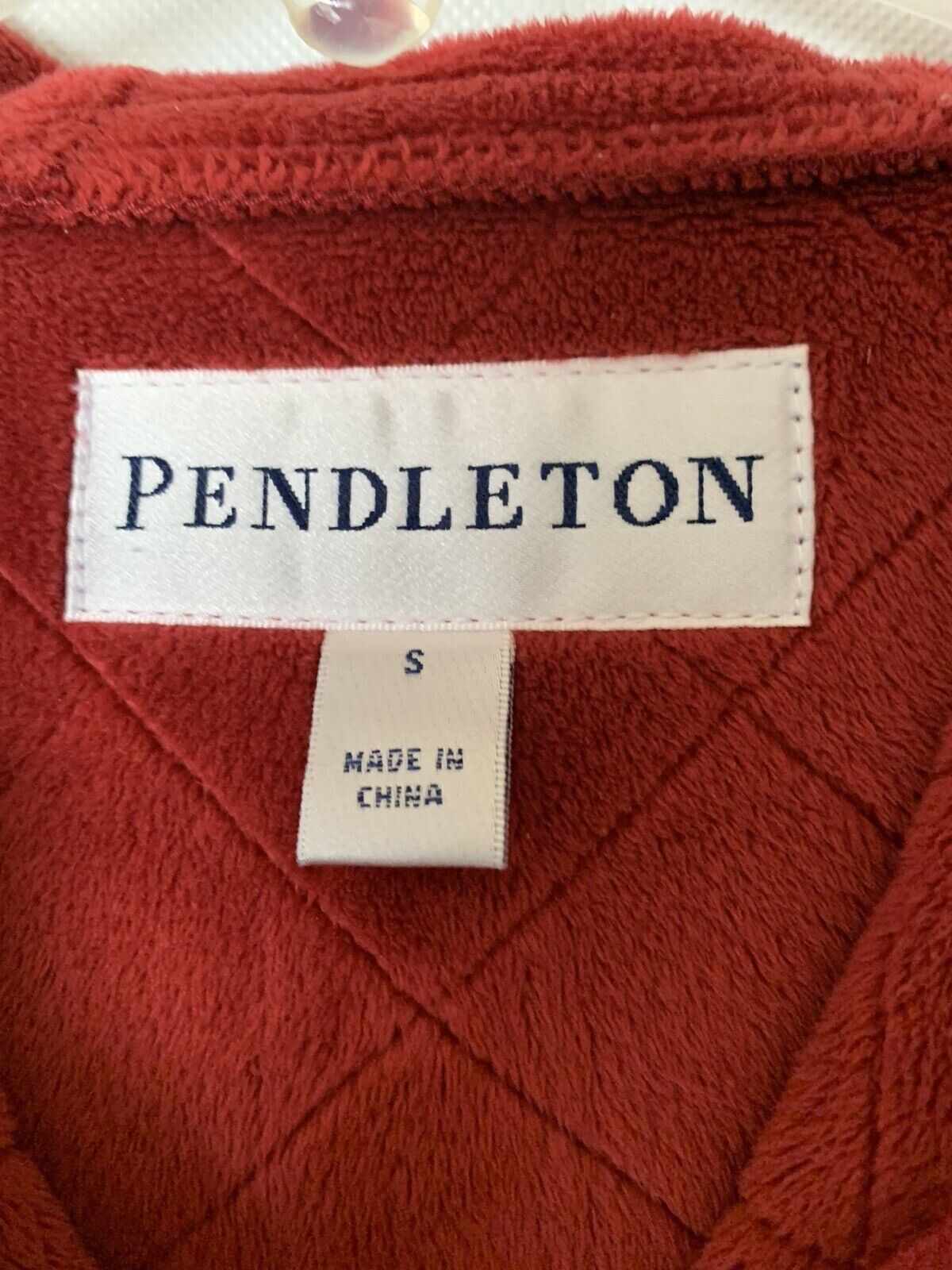 Pendleton Woman's Maroon Full Zip Long Sleeve Fle… - image 7