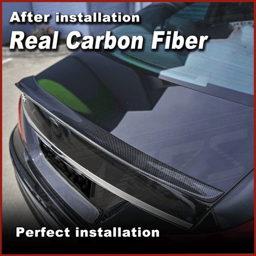 Spoiler posteriore in carbonio per Mercedes CLS W218 C218 CLS63 AMG 12-17 spoiler ala labbro spoiler - Foto 3 di 10