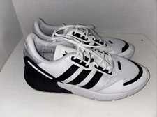 Adidas ZX 1K Boost Men's Shoes White Black Running Sneakers Size 11 FX6510