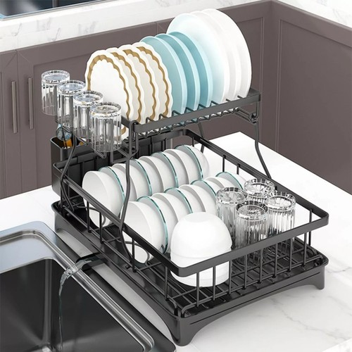 Dish Drying Rack Home and Kitchen 2 Tier Dish rack - Picture 6 of 6