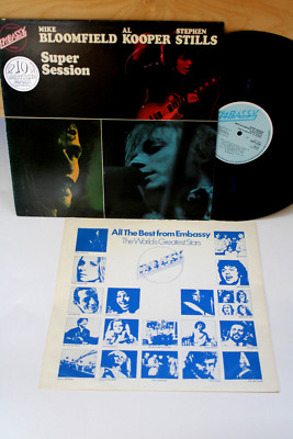 BLOOMFIELD KOOPER STILLS: SUPER SESSION HOLLAND 1973 EMBASSY EMB S-31029 NMINT