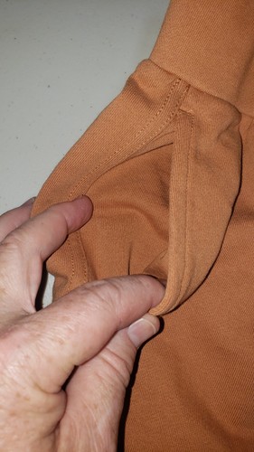 J Crew Damen Hose SMALL University Terry Trouser Adobe Clay BA376 Hi Rise NEU - Bild 7 von 8