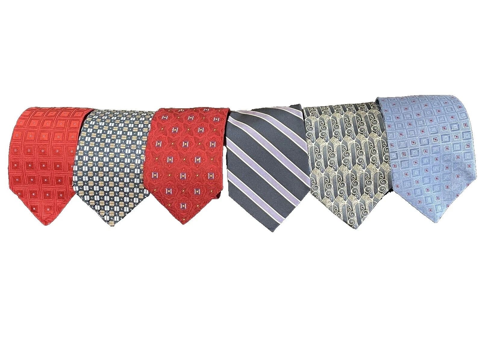 Lazos YORK geométrico 100% Seda para Hombres