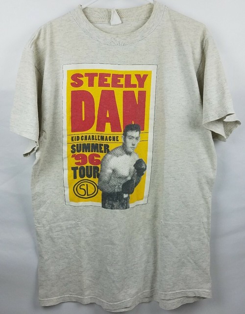 Vintage Rare 90s 1994 STEELY DAN tour t shirt-in T-Shirts from Men's Clothing on Aliexpress.com 