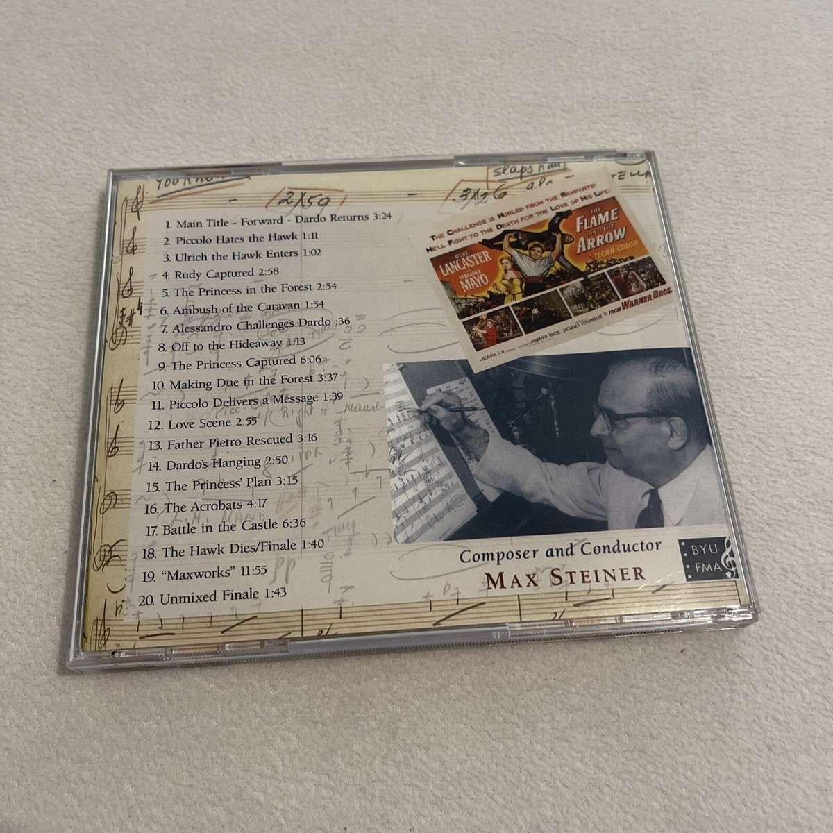 Soundtrack CD: The Flame And The Arrow - Composed & Performed By 