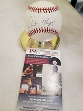 DAN UGGLA signed OML baseball JSA COA MARLINS BRAVES GIANTS NATIONALS