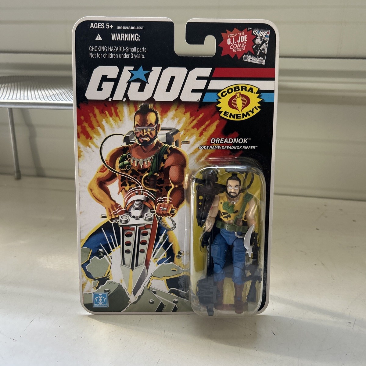 GI Joe Comic Series Dreadnok Ripper (2008) Hasbro 3.75 Inch Figure