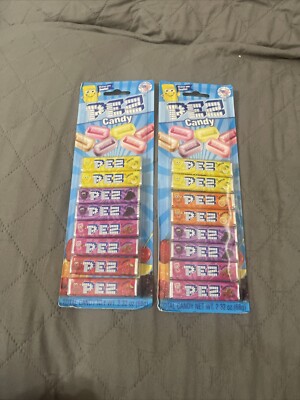 2 Packs Of 8 pez candy refills Assorted Flavors Exp. 2027