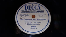 TOMMY DORSEY Indian Love Call / My Moonlight Madonna 10" 78rpm PROMO Decca 27266