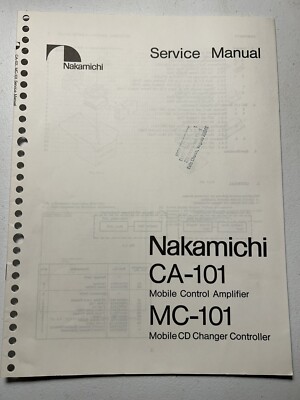 Nakamichi CA-101 MC-101 Mobile Control Amplifier Amp CD Service