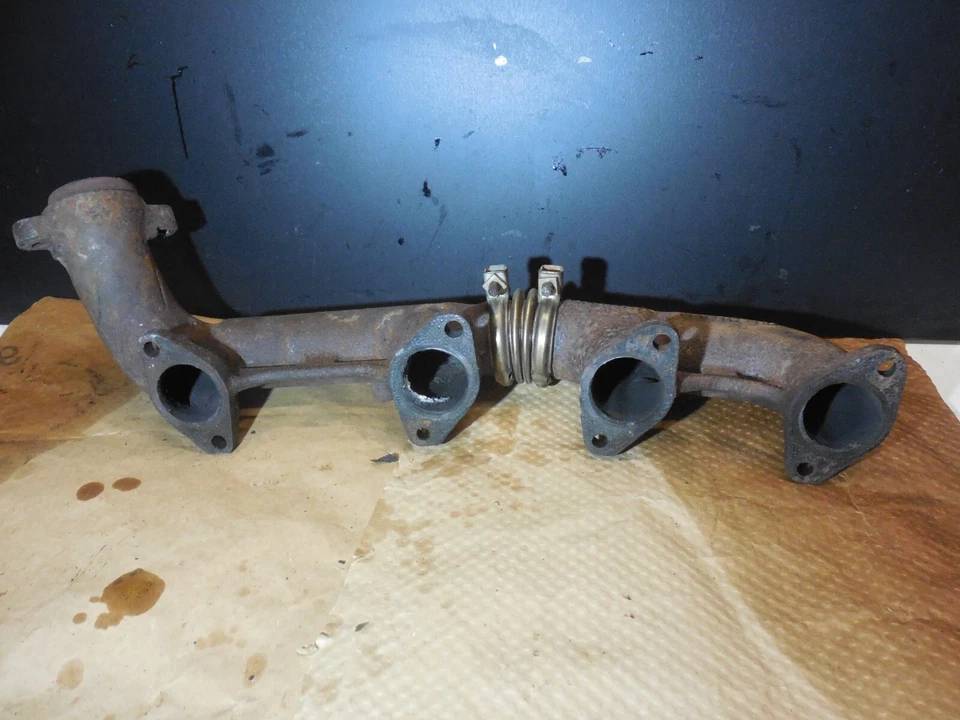 Colector escape motor derecho 1171423802 86-89 mercedes-benz r107 560sl 560sel Foto 2 de 4