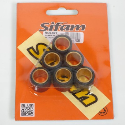 Galets Rouleaux Variateur Sifam 23x18 20Grs Pour Quad Kymco Maxxer 300 - Lot De 6