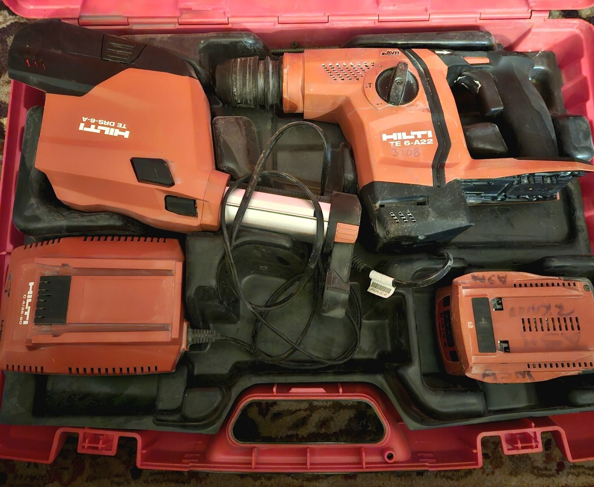 Conplete Kit: Hilti TE 6 A22 Vac TE DRS 6-A Charger And Battery In  