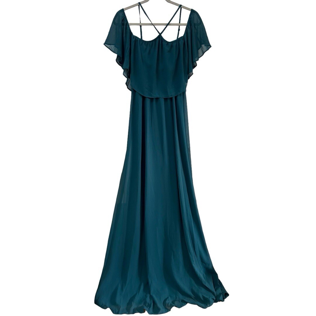 deep jade bridesmaid dresses Kennedy Blue Jade Bridesmaid Dress Wedding Shoppe