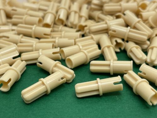 LEGO Technic Axle To Pin Connector, Peg, Beige, Tan, No: 3749, 6562 / 20 Pieces - Picture 1 of 12