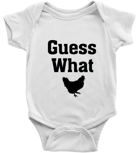 Toddler Kids Tee Youth T-Shirt Baby Bodysuit Funny Pet gift Guess What Chicken - Picture 8 of 30