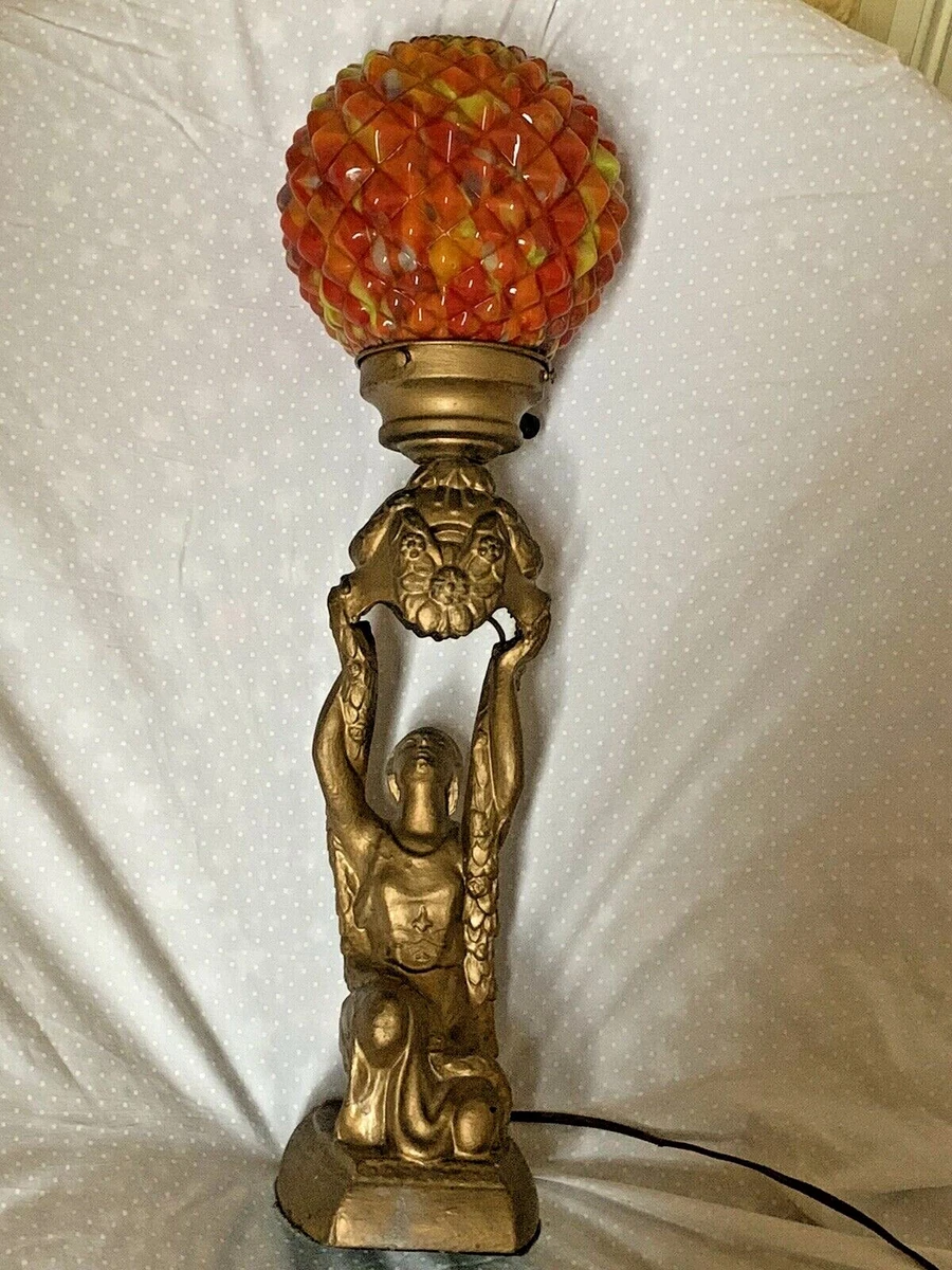 Art deco figural lady lamp online