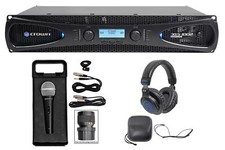 Crown Pro XLS1002 XLS 1002 700 Watt DJ/PA Power Amplifier Amp Headphones Mic