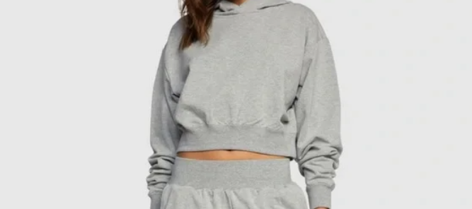 RVCA Women Rise Up Hoody (XS) Heather Gray AVJSF00121