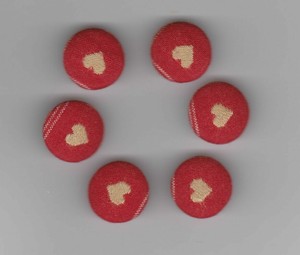 Lot de 6 BOUTONS COEUR ** 14 x 14 mm ** au choix B15 Lot de 6 BOUTONS COEUR ** 14 x 14 mm ** au choix B15