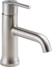 Delta Trinsic 1-Handle Bathroom Faucet Stainless-Certified Refurbished