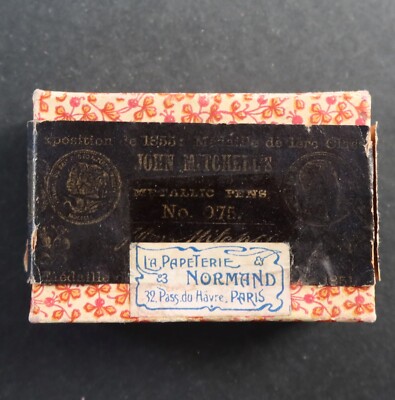 Leere Federbox JOHN MITCHELL'S 075 Pen Nibs Box Pennini Schrift