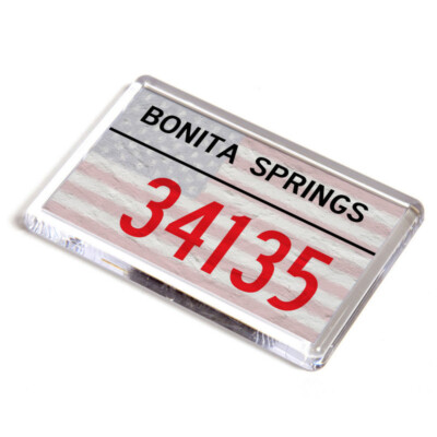 FRIDGE MAGNET - Bonita Springs, 34135 - US Zip Code | eBay UK
