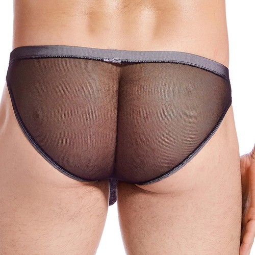 Men Briefs Underwear Elephant Nose Sexy See-through Panties Underpants Mesh - Picture 12 of 16