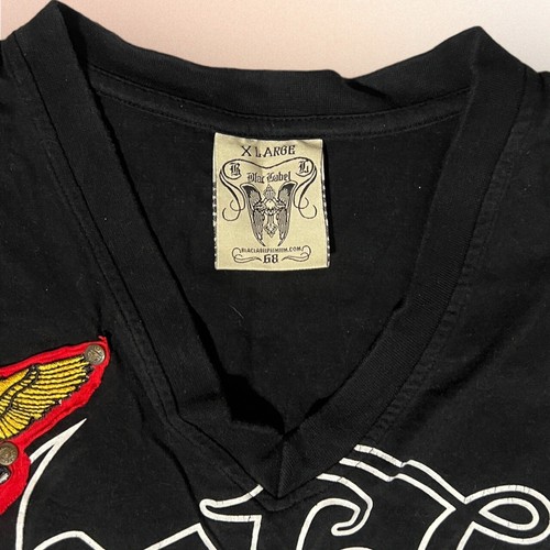 Vintage Y2K 2000s Black Label Premium Purgatory Grunge Tee - Size XL - Bild 7 von 16
