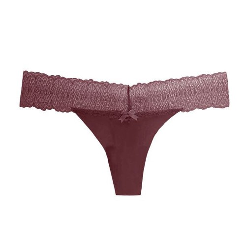 6 Packungen Set Sexy Damen Seamless Höschen Tangas G String Spitze Slip Intim - Bild 12 von 24