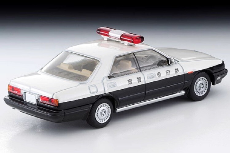 TOMYTEC TLV 1:64 Cedric Cima Patrol Car Shizuoka Prefectural