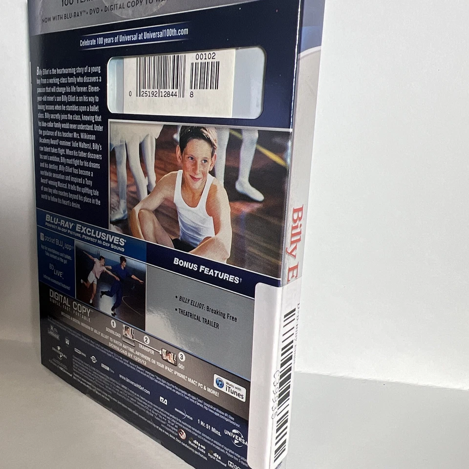 Billy Elliot (Blu-ray/DVD, 2012) - Universal 100th Anniversary Edition - Image 2 of 4