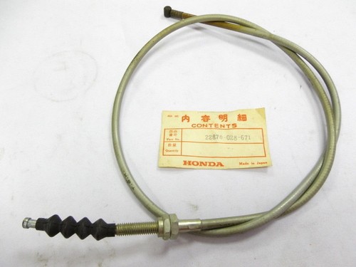 Honda S90 SL90 Clutch Cable NOS S65 Genuine Grey CLUTCH Wire OEM 22870-028-671 - Picture 3 of 9