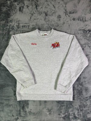Vintage Red Robin Crewneck Sweatshirt Embroidered Logo Gray FOTL Gloria M