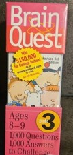 Brain Quest Grade 3 - Cards By Feder, Chris Welles 8- 9 Years Old NEW SEALED