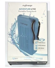 myCharge Adventure H2O Turbo 6700 mAh Portable Charger for iPhone 14/13/12/11