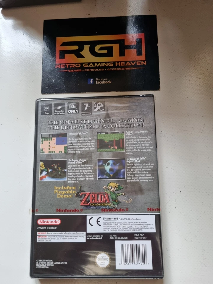 ZELDA COLLECTORS EDITION BLACK BOX NINTENDO GAMECUBE GAME FACTORY SEALED NEW UK - Image 2 of 4