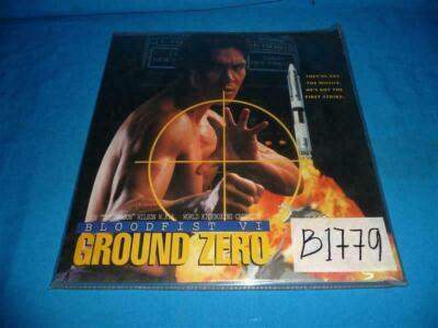 BLOOD FIST VI GROUND ZERO Laser Disc 30 Days Warranty Fast Shipping